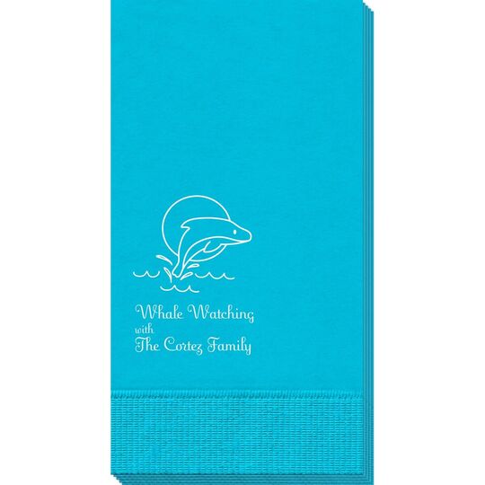 Whale Guest Towels